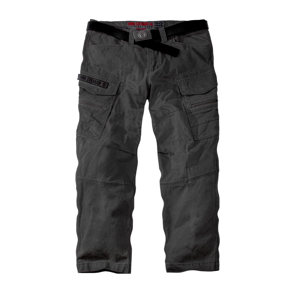 CARGOHOSE VITUS SCHWARZ (O. GÜRTEL)