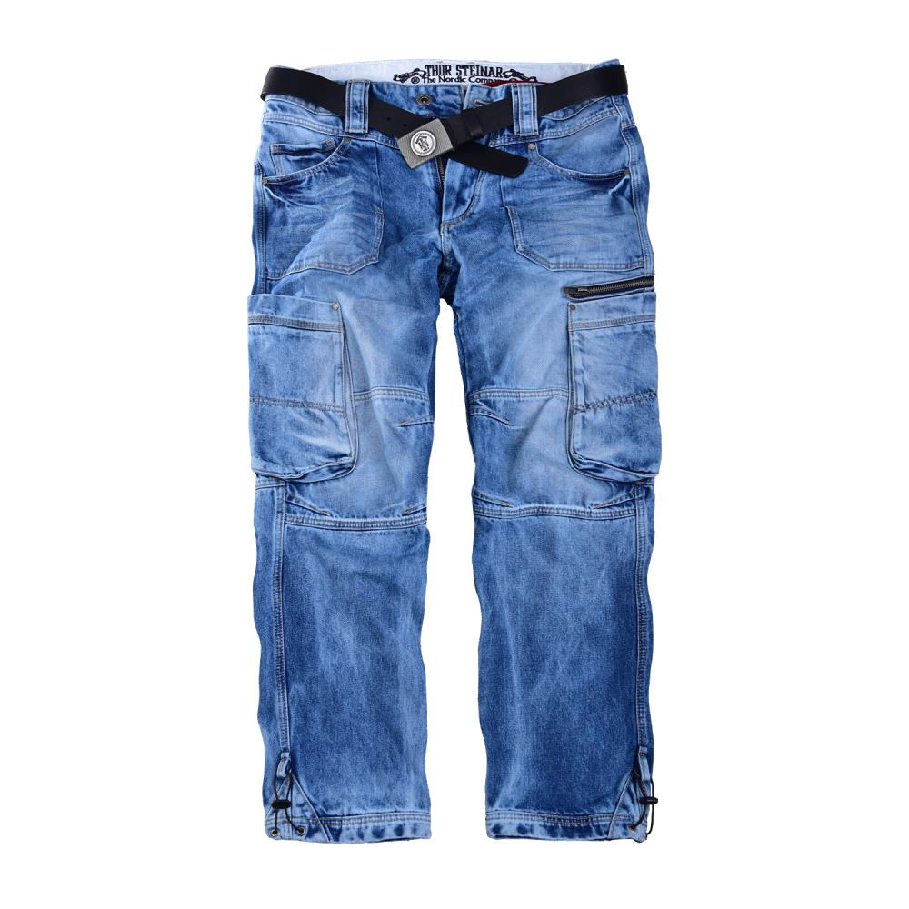 CARGOJEANS BROR DENIM-LIGHTBLUE (O. GÜRTEL)