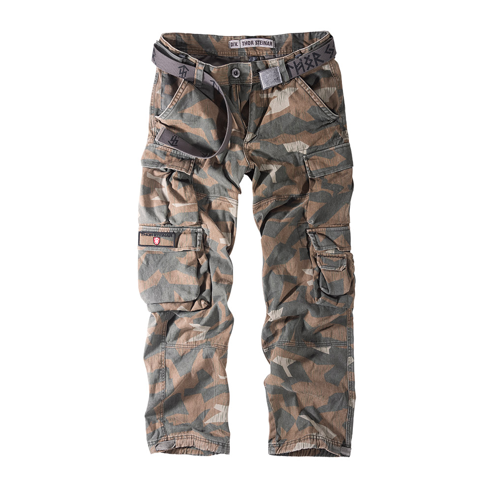 CARGOHOSE KEN OLIV-CAMO (O. GÜRTEL)