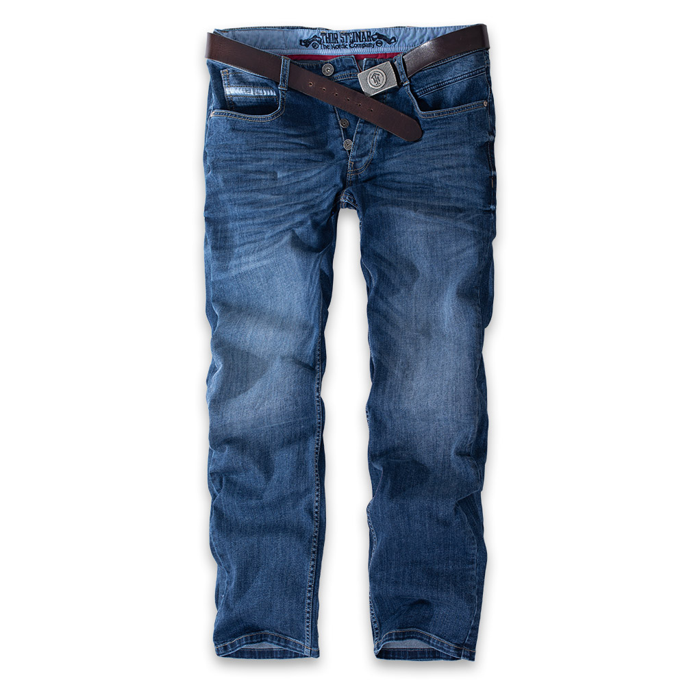 JEANS HALDOR DUNKELBLAU (O. GÜRTEL)