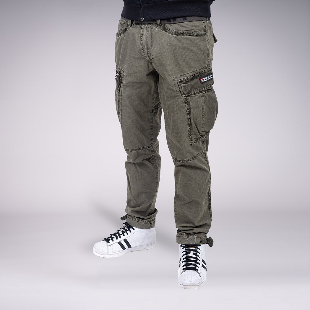 CARGOHOSE LANDO OLIV (O. GÜRTEL)